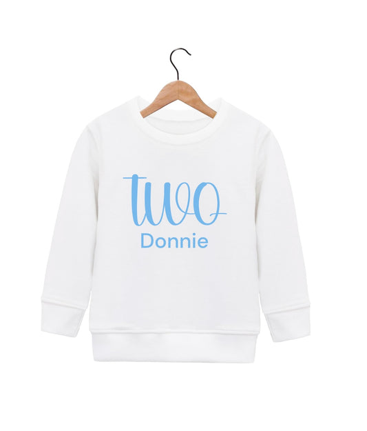 2nd Birthday Personalised Jumper