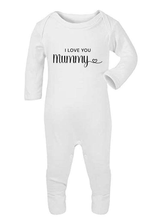 I Love Mummy Sleepsuit