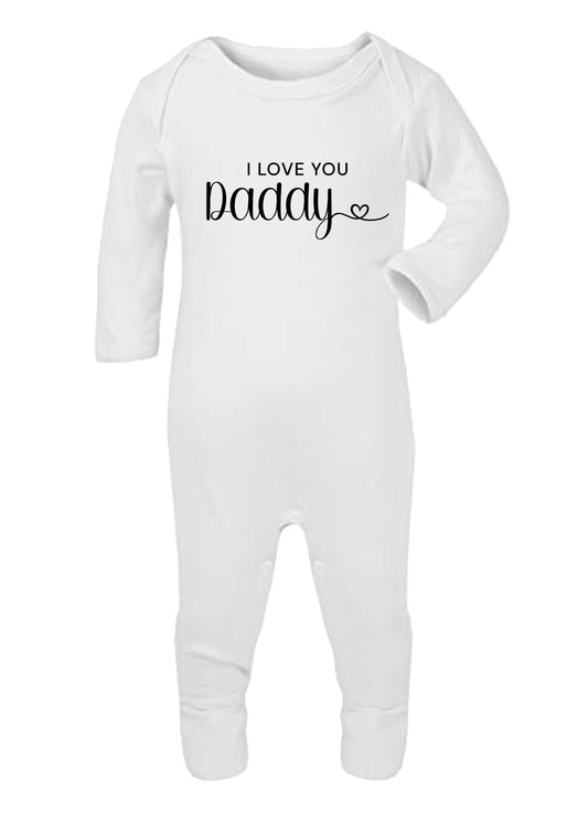 I Love Daddy Sleepsuit