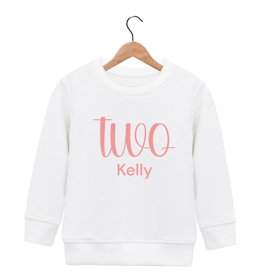 2nd Birthday Personalised Jumper