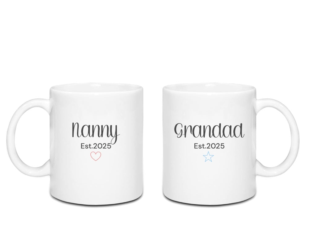 Nan and grandad mugs